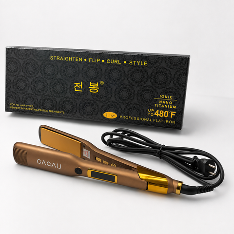 Professional Ionic Nano Titanium Flat Iron | She Cosmetics®
