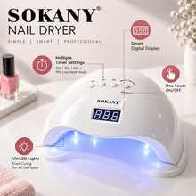 SOKANY UV LED Nail Lamp 48W
