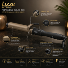 Lizze Extreme 450°F Professional Curling Iron | She Cosmetics®