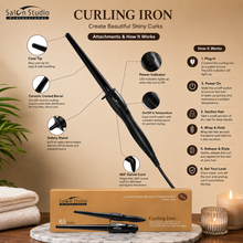 Salon Studio 65W Curling Iron | She Cosmetics®