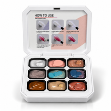 9 Colors Ombre Gel Nail Polish Palette