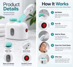 Family Facial Steamer – Face Vaporizer