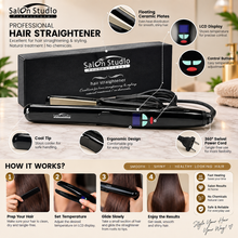 Salon Studio LCD Hair Straightener | She Cosmetics®