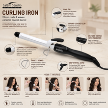Salon Studio Curling Iron | She Cosmetics®