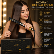 Professional Ionic Nano Titanium Hair Straightener | She Cosmetics®
