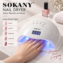 SOKANY UV LED Nail Lamp 48W