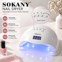 SOKANY UV LED Nail Lamp 48W