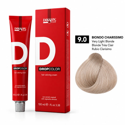 Dikson Hair Coloring Cream 9.0 Biondo Chiarissimo Very Light Blonde – 100ml