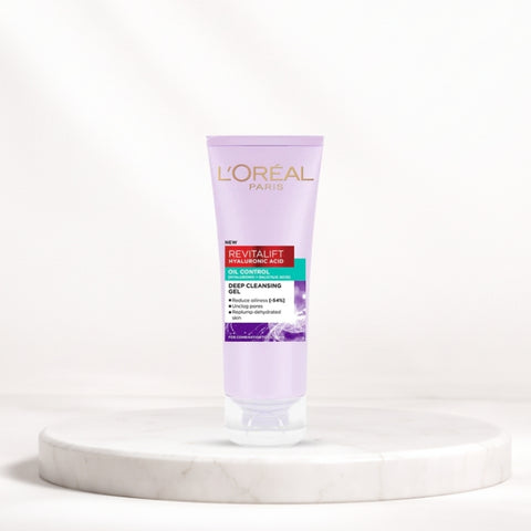 L'Oréal Revitalift Hyaluronic Acid Oil Control Gel Wash - 100 ML