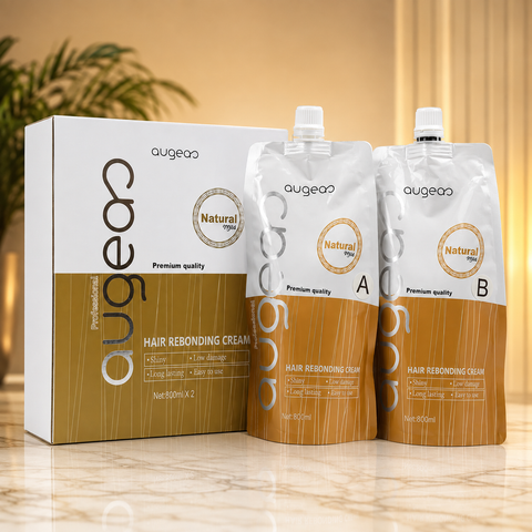 Augeas Natural Hair Rebonding Cream 800ml x2 | She Cosmetics®