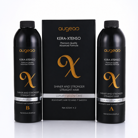 Augeas Kera-Xtenso Keratin Straightening Treatment 615ml x2 | She Cosmetics®