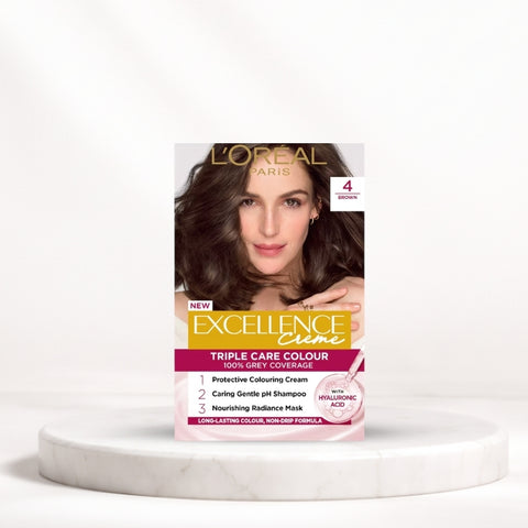 L'Oréal Excellence Crème Hair Color – 4 Brown