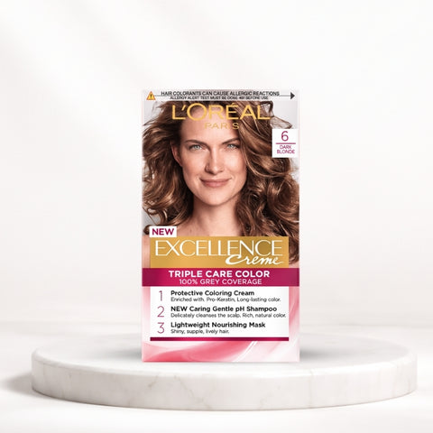 L'Oréal Excellence Crème Hair Color – 6 Dark Blonde