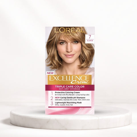 L'Oréal Excellence Crème Hair Color – 7 Blonde