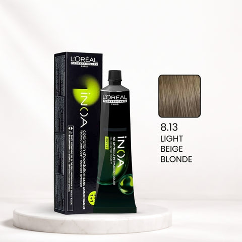 L'Oréal INOA Color Tube – 8.13 Light Beige Blonde