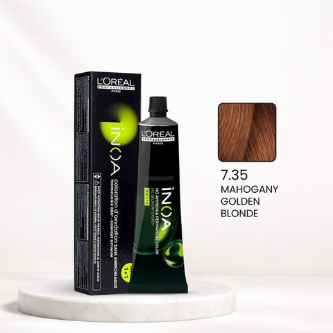 L'Oréal INOA Color Tube – 7.35 Mahogany Golden Blonde