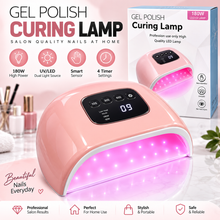 180W UV LED Nail Lamp – Gel Polish Curing Lamp