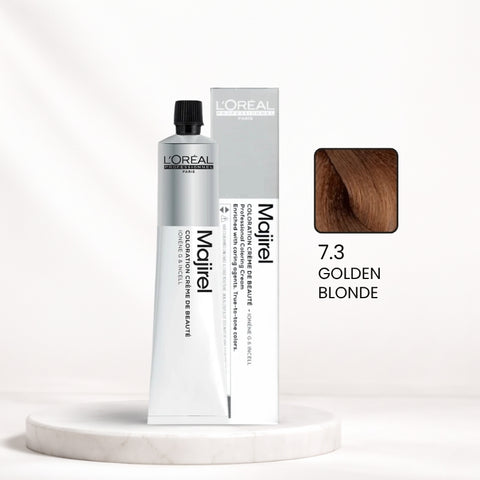 L'Oréal Majirel Color Tube – 7.3 Golden Blonde 50ml