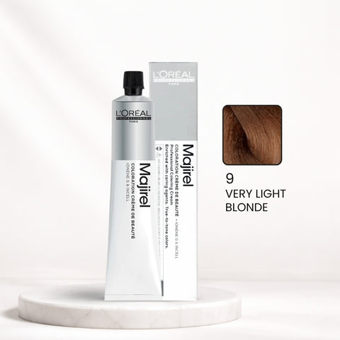 L'Oréal Majirel Color Tube – 9 Very Light Blonde 50ml