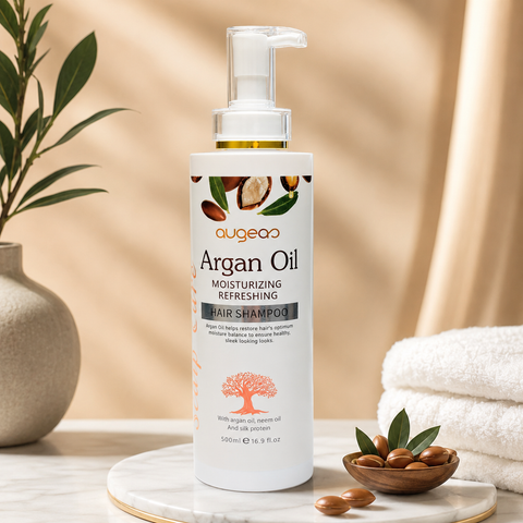 Augeas Argan Oil Moisturizing Hair Shampoo 500ml | She Cosmetics®