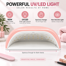 180W UV LED Nail Lamp – Gel Polish Curing Lamp
