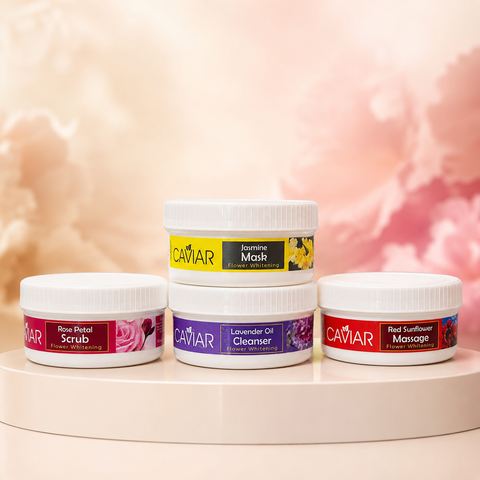 Caviar Floral Whitening Facial Kit (300ml / 550ml / 1000ml) | She Cosmetics®