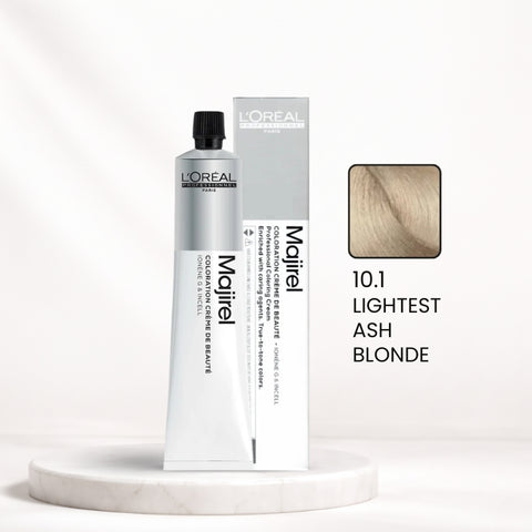 L'Oréal Majirel Color Tube – 10.1 Lightest Ash Blonde
