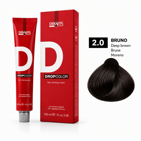 Dikson Hair Coloring Cream 2.0 Bruno Deep Brown – 100ml