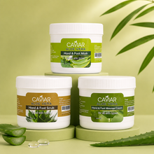 Caviar Aloe Vera Hand & Foot Scrub 300ml & 550ml | She Cosmetics®