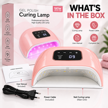 180W UV LED Nail Lamp – Gel Polish Curing Lamp