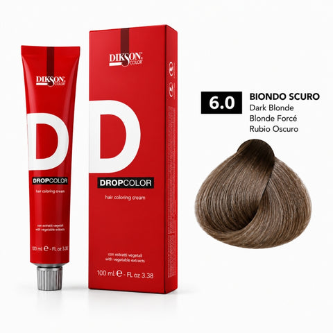 Dikson Hair Coloring Cream 6.0 Biondo Scuro Dark Blonde – 100ml