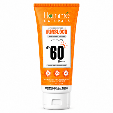 Hammé Naturals Sunblock SPF 60 PA++++