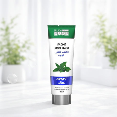 Silky Cool Facial Mud Mask (Mint)