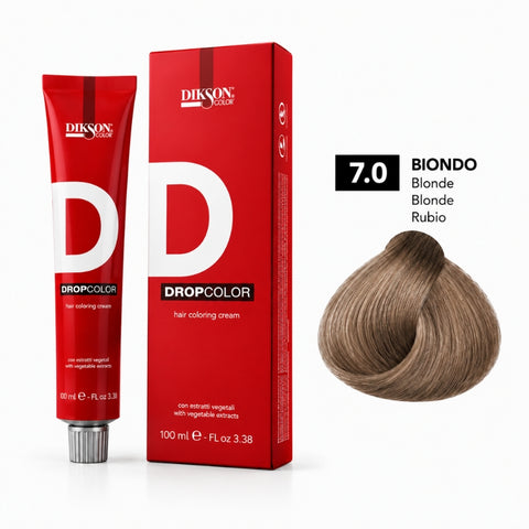 Dikson Hair Coloring Cream 7.0 Biondo Blonde – 100ml