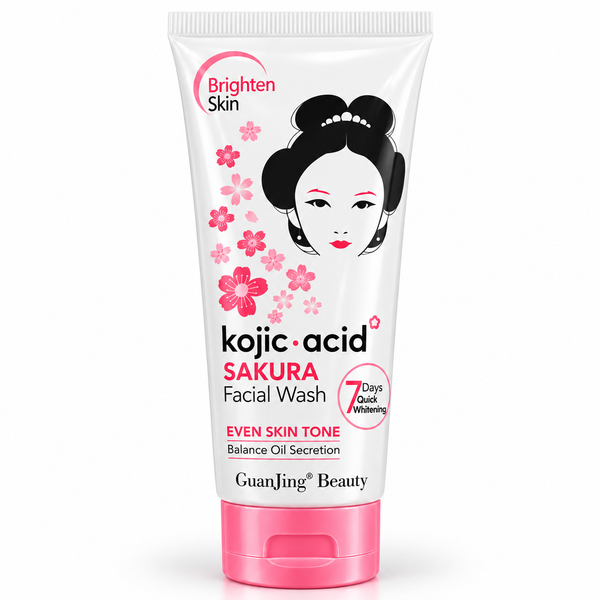 Guanjing Kojic Acid Sakura Face Wash 100g