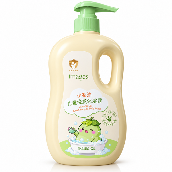 Images Camellia Oil Kids Shampoo Body Wash 1.02L