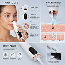 Rechargeable Blackhead Remover Vacuum – Facial Pore Cleaner with Adjustable Suction | She Cosmetics®