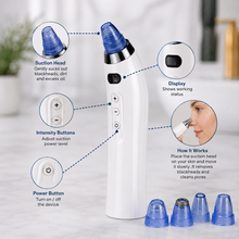 Electric Blackhead Remover Vacuum – Rechargeable Facial Pore Cleaner with Adjustable Suction | She Cosmetics®