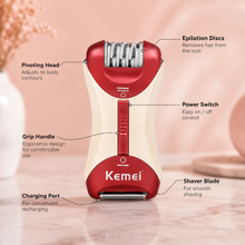 3-in-1 Ladies Epilator & Electric Shaver | She Cosmetics®