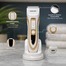 Nikai Ceramic & Titanium Hair Clipper | She Cosmetics®