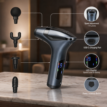 Separable Vibrating Massage Gun with Multiple Massage Heads |She Cosmetics®