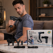 Separable Vibrating Massage Gun with Multiple Massage Heads |She Cosmetics®