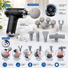 9-Speed Deep Tissue Massage Gun with 6 Massage Heads | She Cosmetics®