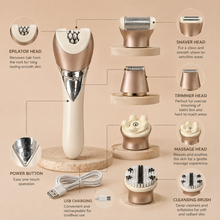 5-in-1 Women’s Epilator & Hair Removal Kit | She Cosmetics®