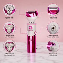Kemei KM-2192 6-in-1 Women’s Epilator | She Cosmetics®