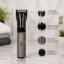 Professional Hair & Beard Trimmer with Adjustable Length | She Cosmetics®