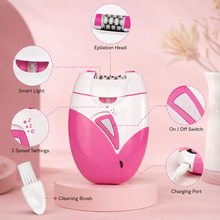 Women’s Electric Epilator with Smart Light & 2 Speeds | She Cosmetics®