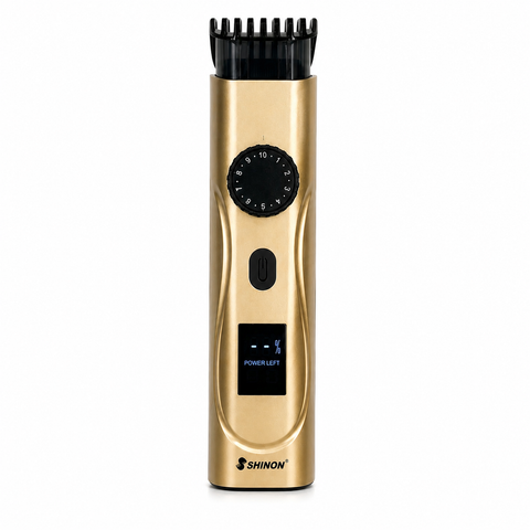 Shinon Professional Hair Clipper with LED Display & Adjustable Length