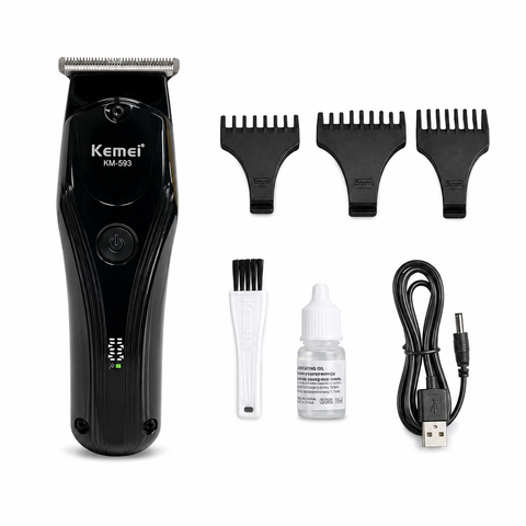 Kemei KM-593 Professional Hair Trimmer – She Cosmetics®