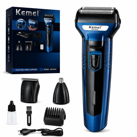Kemei KM-6330 3-in-1 Grooming Kit | She Cosmetics®